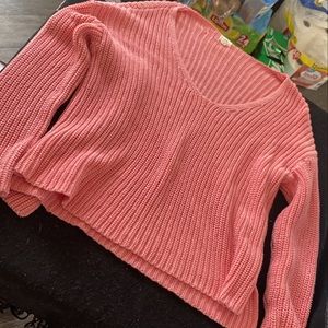Fashion nova lounge bulky sweater pink